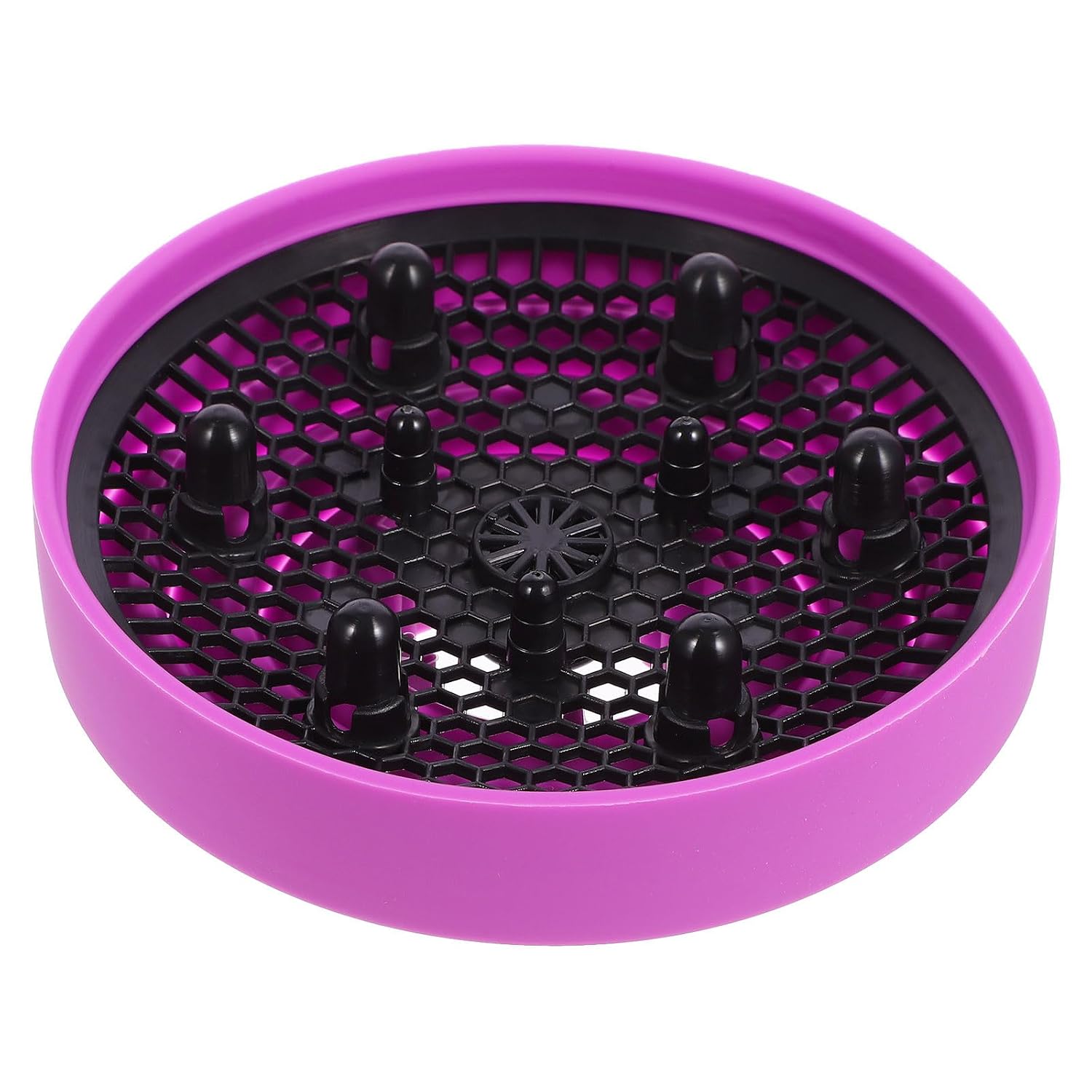 Silicone Hair Dryer Diffuser Attachment for Naturally Wavy and Curly Hair Even Heat Distribution for Salon and Home Use