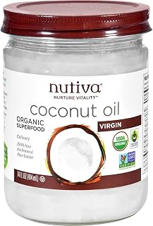 Coconut Oil - Organic - Superfood - Virgin - Unrefined - 14 oz - Case of 6-100% Organic -