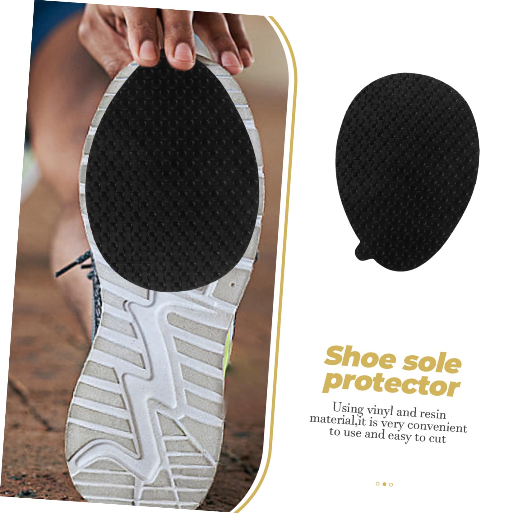 PACKOVE 50paia Cuscinetti Antiscivolo Per Scarpe Per Suole Adesivi Resistenti All e Facili Applicare Per e Comfort