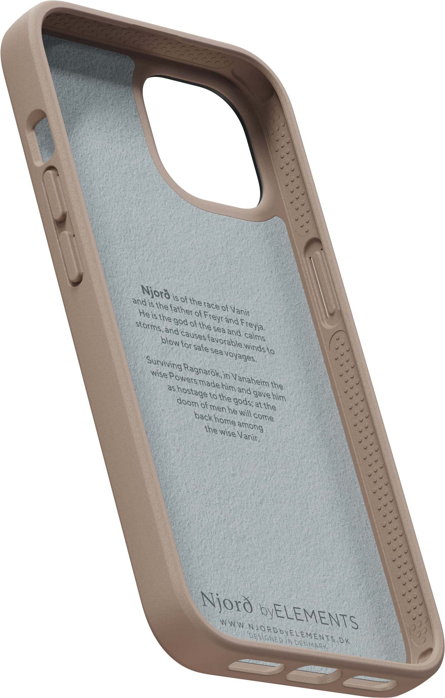 NJORD COQUE JUST CASE IPHONE 14 PINK SAND
