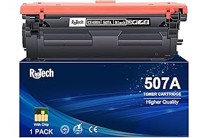 HP CE400A LaserJet Toner Cartridge: Precise, Dependable Black Prints for Crisp Text...