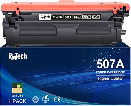 507A Black CE400A Toner Cartridge, Replacement Compatible for HP 507 507X CE400X for HP LaserJet 500 Color m551 m551dn m551n m551xh m570dn m570dw m575c m575dn m575f Printer 1-Pack