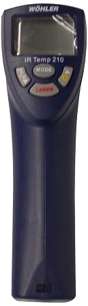 Wohler 6612 IR Temp 210 Non-contact Infrared Thermometer, 101 Measurement Focus Ratio