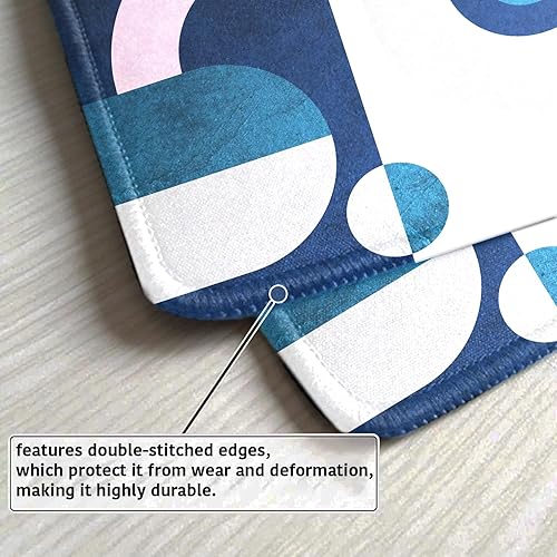 Miniatura 7 de Alfombrilla de mouse grande para videojuegos, base antideslizante, bordes cosidos, para laptop, computadora, oficina, tapete de escritorio, mouse