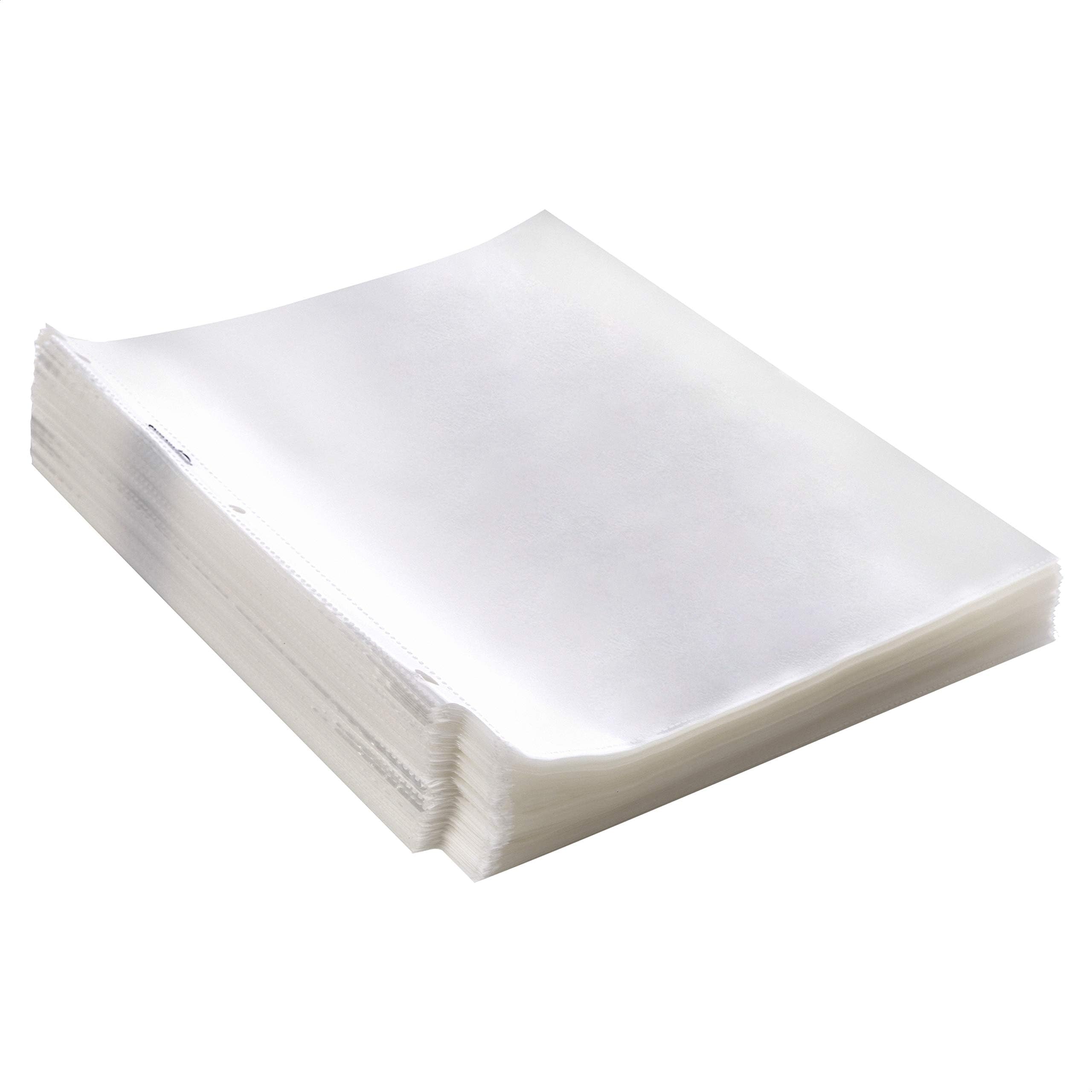 Amazon Basics Polypropylene Sheet Protectors for 3 Ring Binder, Non-Glare, Top Loading, Document Protection, Clear, 200-Pack