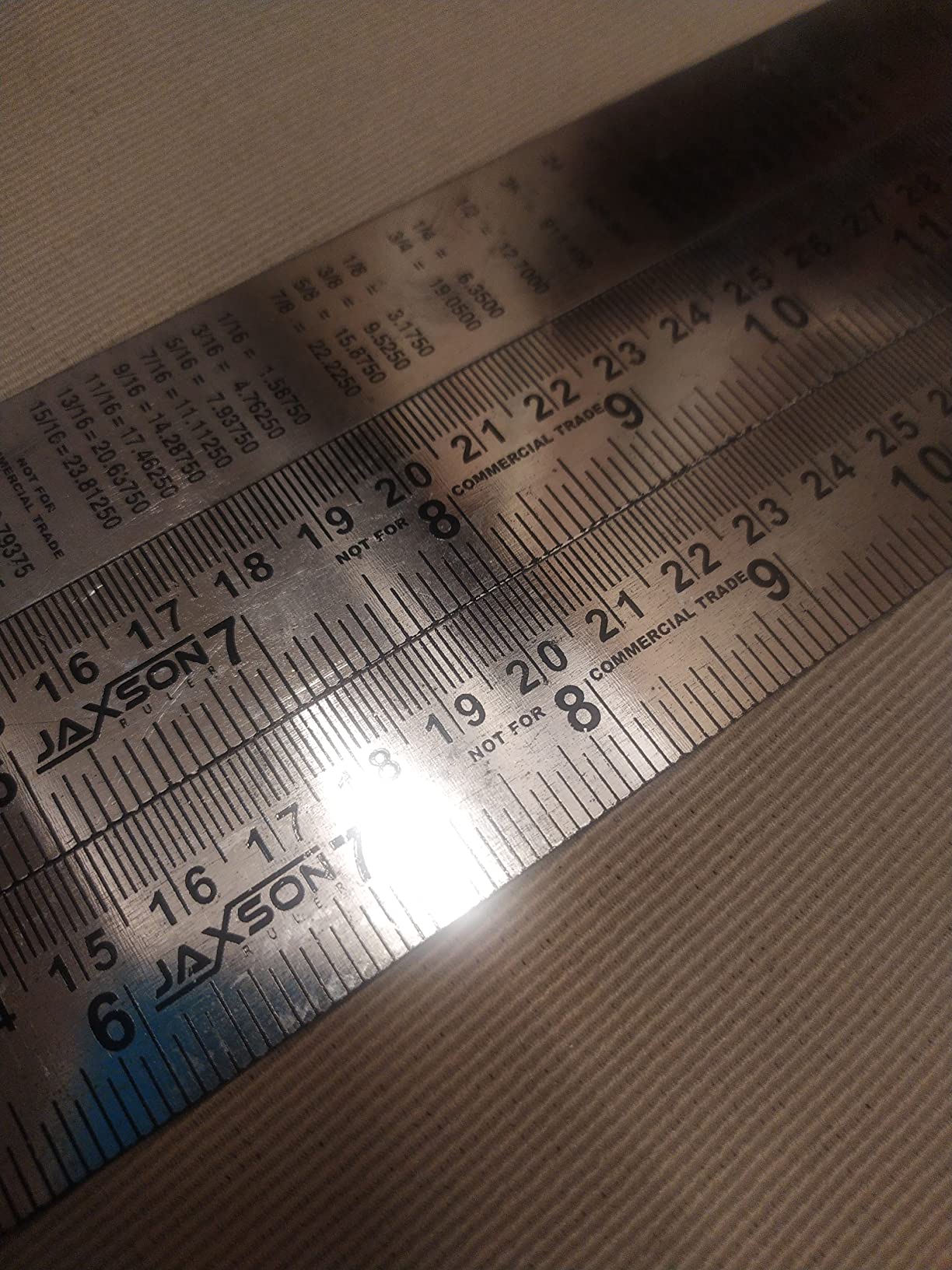 Qatalitic Stainless Steel Scale/Ruler 1 Foot (30 cm / 12 inch) (Set of ...