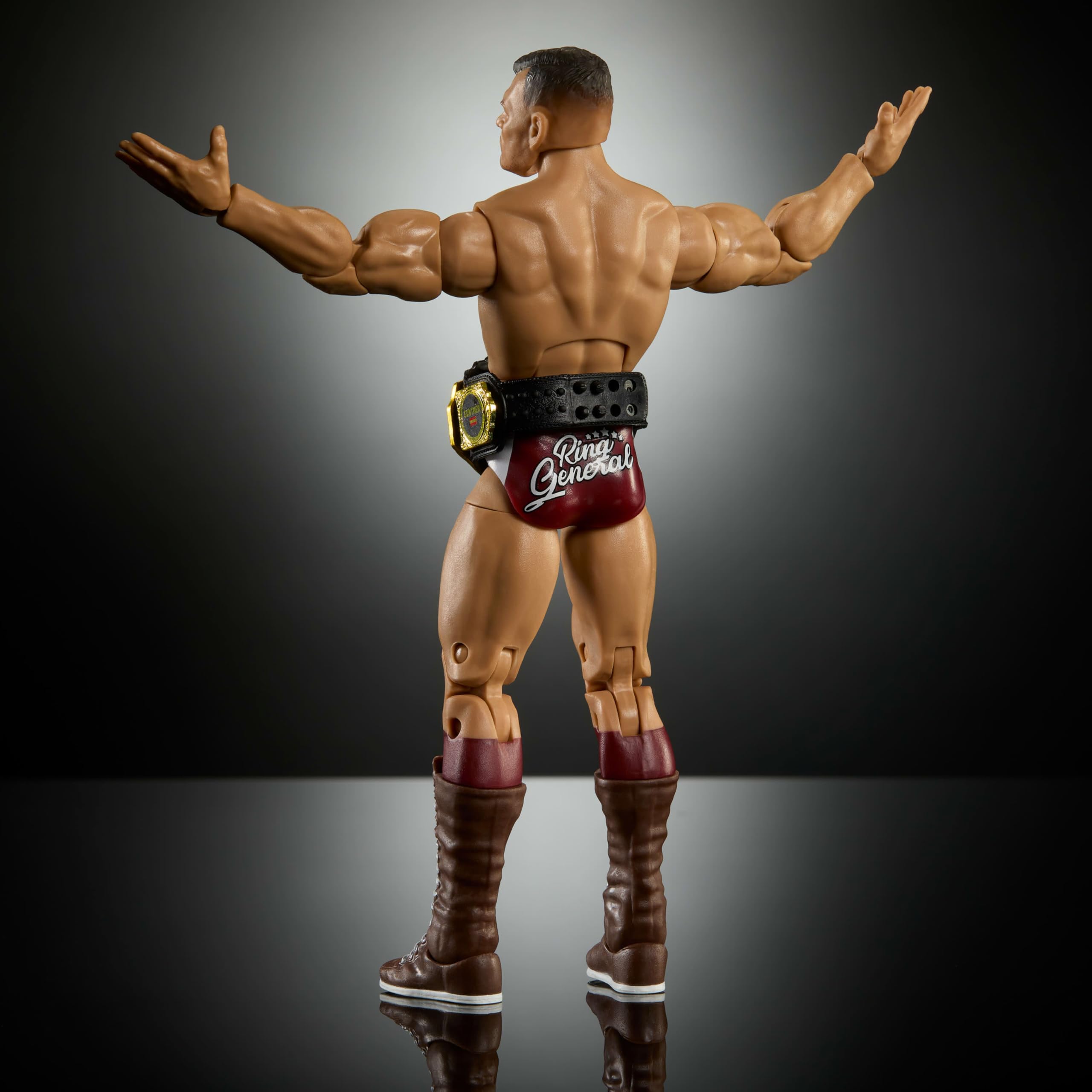 Mattel WWE Elite Action Figure & Accessori, Serie #121, Gunther da collezione da 6 pollici con 25 punti di articolazione e mani intercambiabili