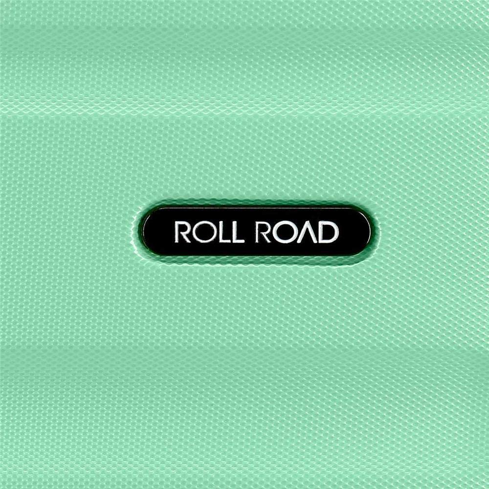 Roll Road Flex Maleta Rígida Fabricada en ABS, un Material, Cierre de combinación Lateral 4 Ruedas Dobles Equipaje Mano, Práctico Interior con un Compartimento — view 259