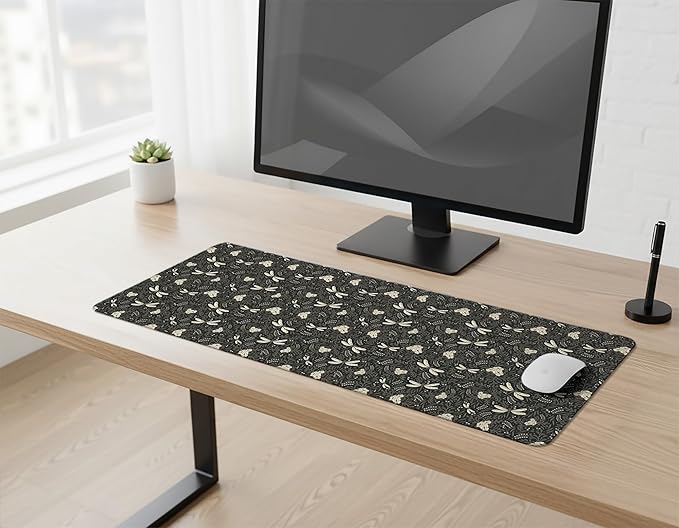 Alfombrilla XL para escritorio con diseño floral miniatura 9