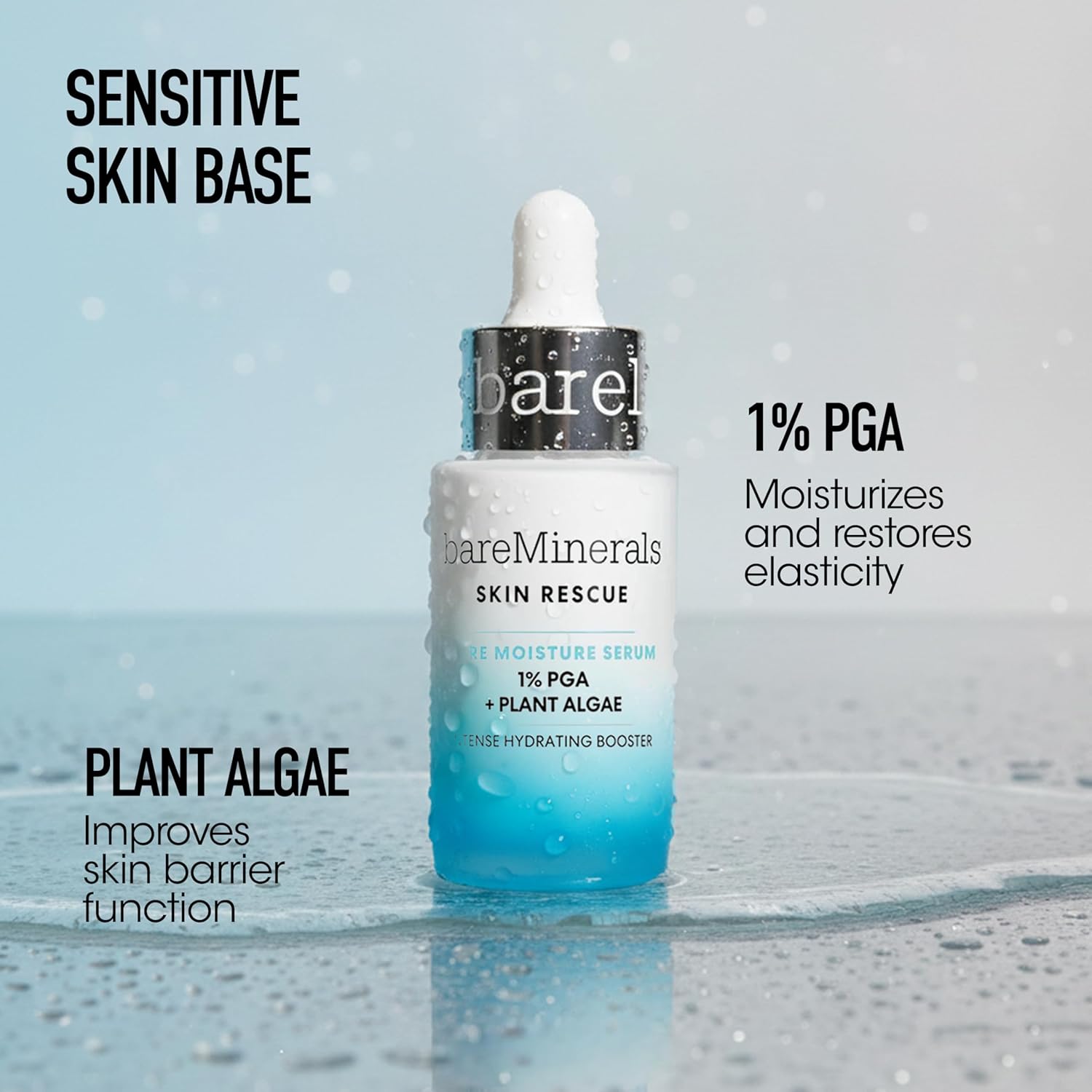bareMinerals Skin Rescue Face Serum, Improve Skin Condition in 1 Week, Tested on Sensitive Skin, Vegan, 1 Fl Oz - Image 5