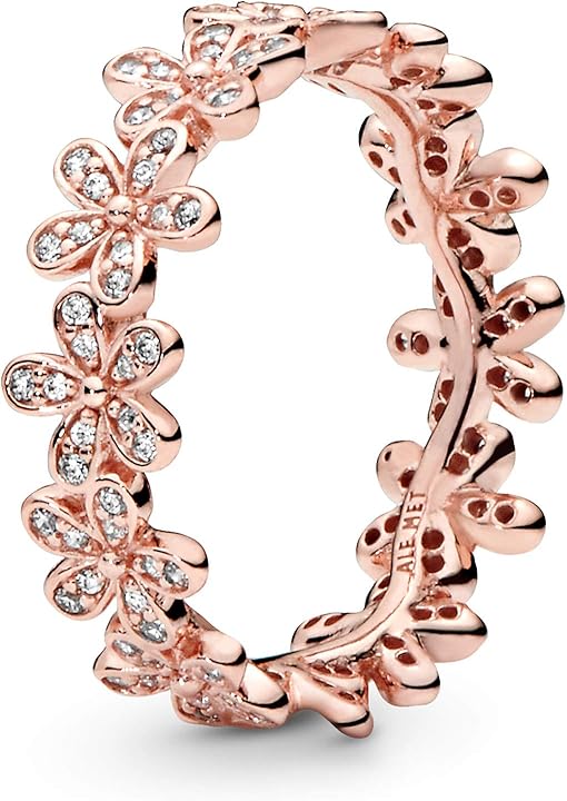 Anello pandora dazzling daisy band rosa e chiaro cz 180934cz 180934CZ-52 Anello pandora dazzling daisy band rosa e chiaro cz 180934cz 180934CZ-52