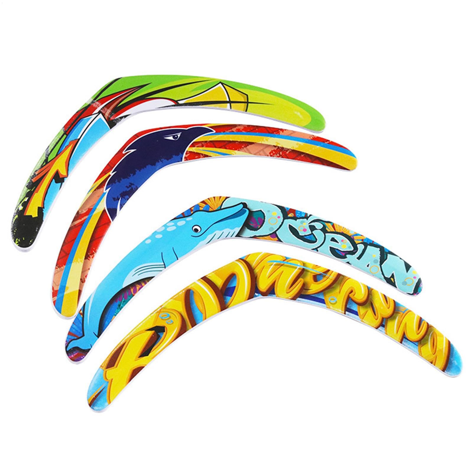 Formazione professionale Boomerangs - Attrezzatura sportiva premium a V | Design ibrido in schiuma e plastica resistente alle intemperie per giochi parco/spiaggia di 6 anni per adulti