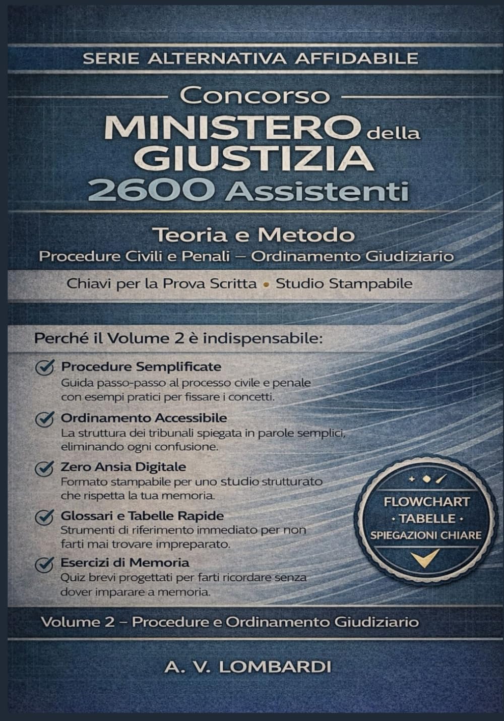 Concorso Ministero della Giustizia 2600 Assistenti: Teoria Procedure Civili Penali Ordinamento Giudiziario – Chiavi Prova Scritta Stampabile No Piattaforme (Vol. 2)
