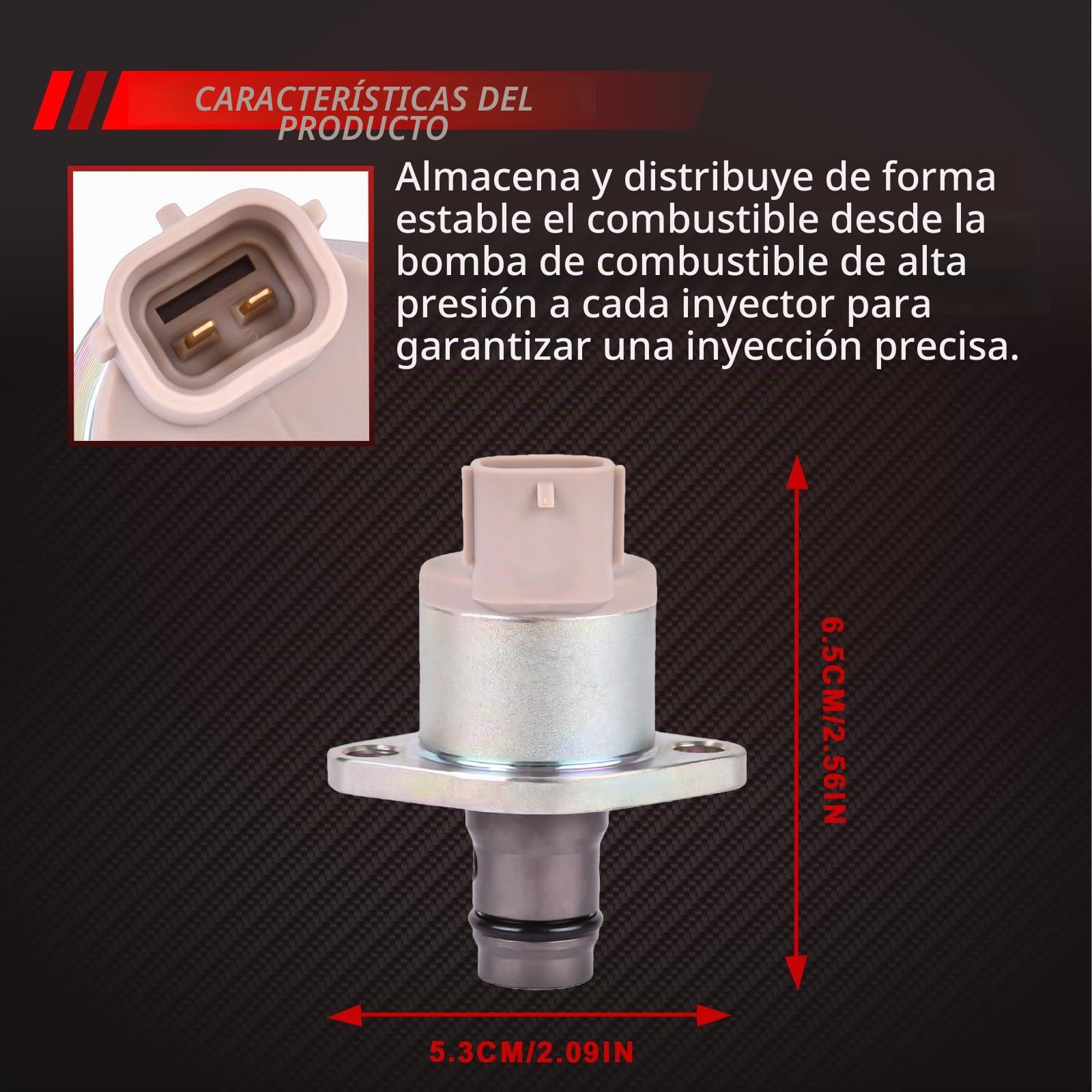 Válvula de Regulación de Presión de la Bomba De Inyección Sistema Common Rail Para OP-EL Ma-z-da, válvula solenoide Dosificación De La Bomba De Combustible Parte# RFY3-13-SM0, 294200-0260, 55582723