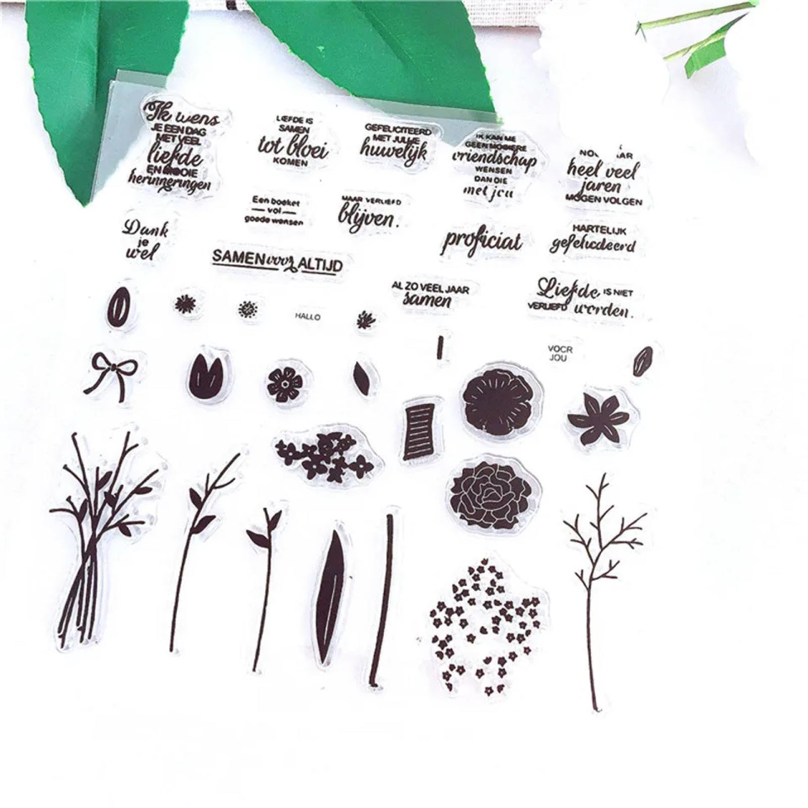 Pochoirs de scrapbooking fleurs hollandaises pour réussir vos alignements de cartes