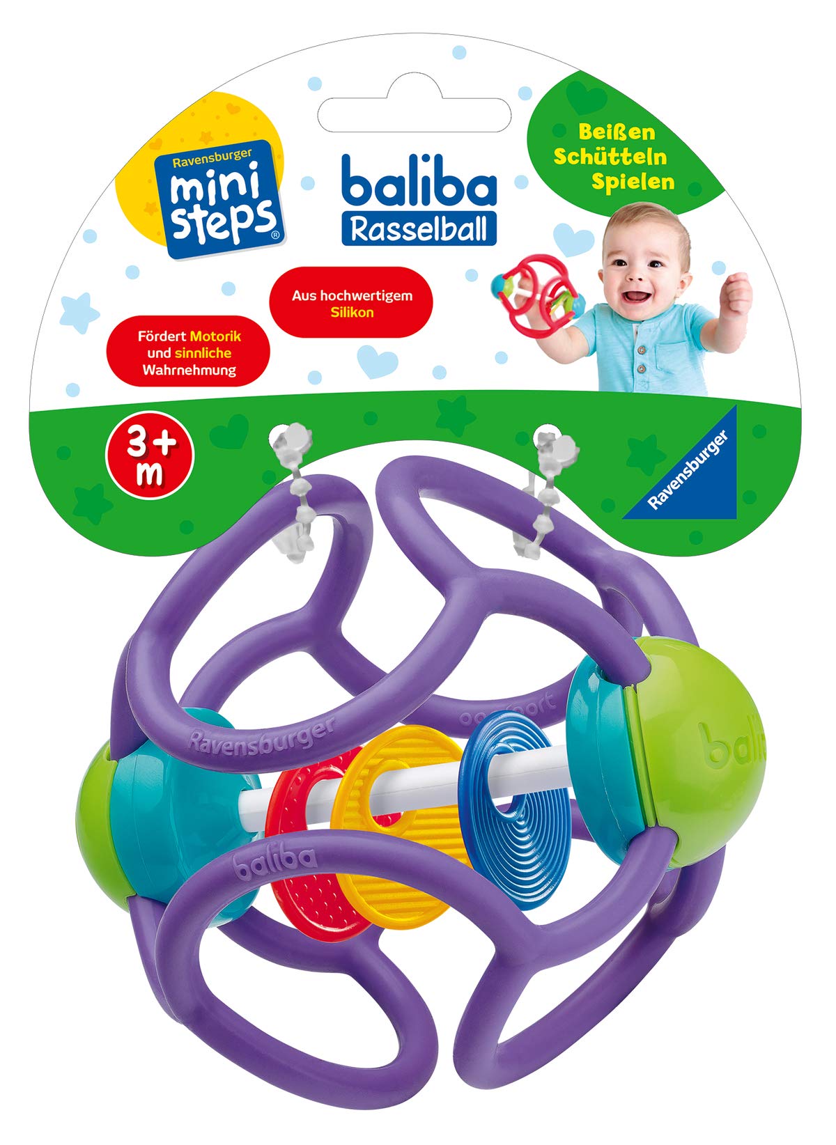 baliba Rasselball (lila)