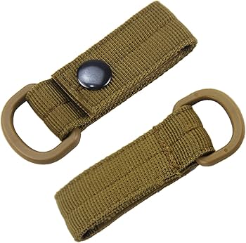 Amazon.co.jp: バックパック用ループ付きDリングクリップストラップ 5