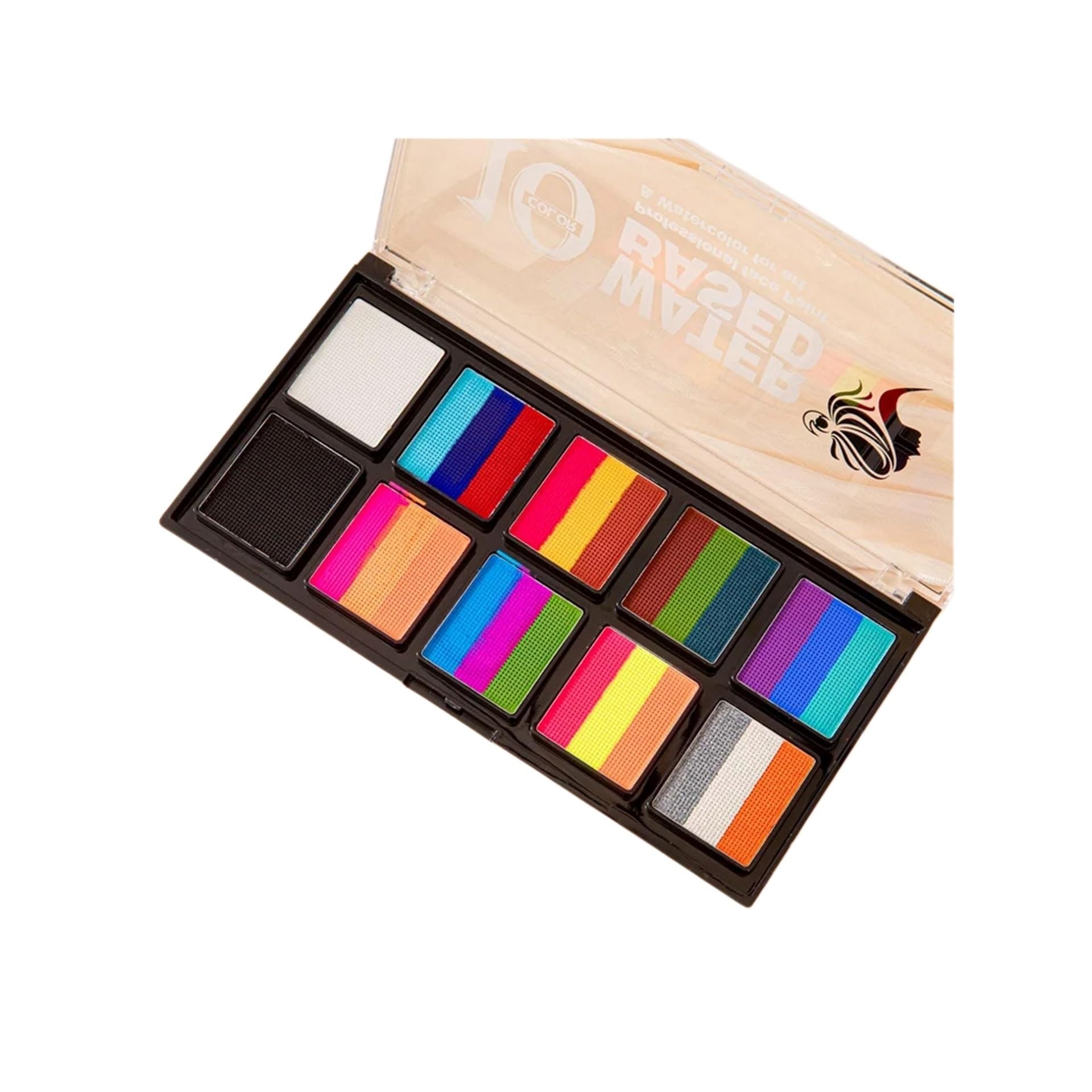 paleta de pintura corporal Paleta de pintura facial y corporal(Set (As shown))