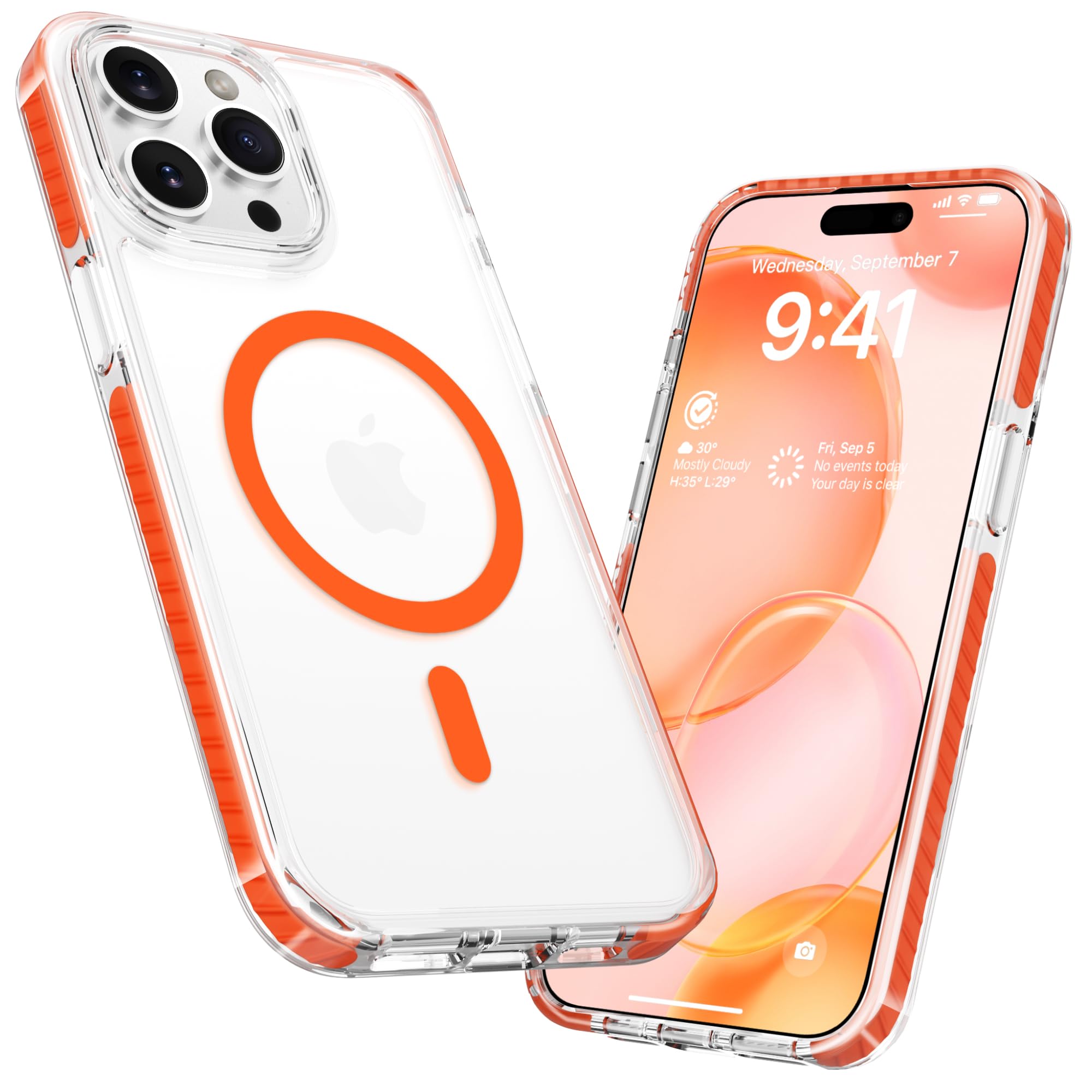 Coque iPhone 15 Pro compatible MagSafe pour vos trajets et voyages - 8