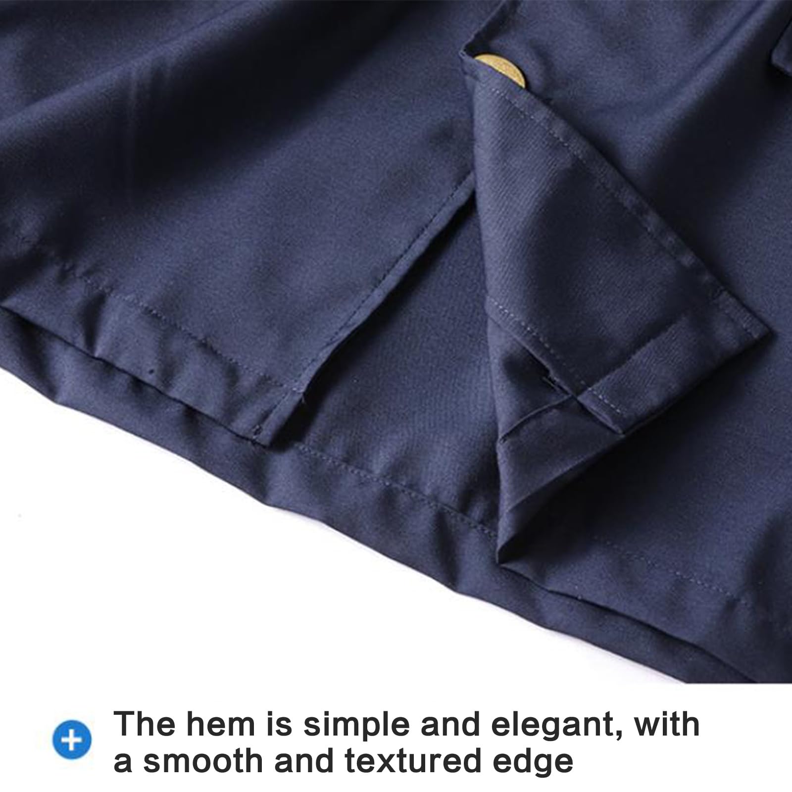 Multiuso Camicia Blu Maniche Corte/Lunghe Button Up Colletto Uniforme di sicurezza Camicetta Casual Abbigliamento da lavoro con tasche con patta Abito professionale