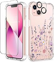 Vista 64 de GVIEWIN - Funda para iPhone 11 con protector de pantalla + protector de lente de cámara, cubierta protectora transparente suave de poliuretano