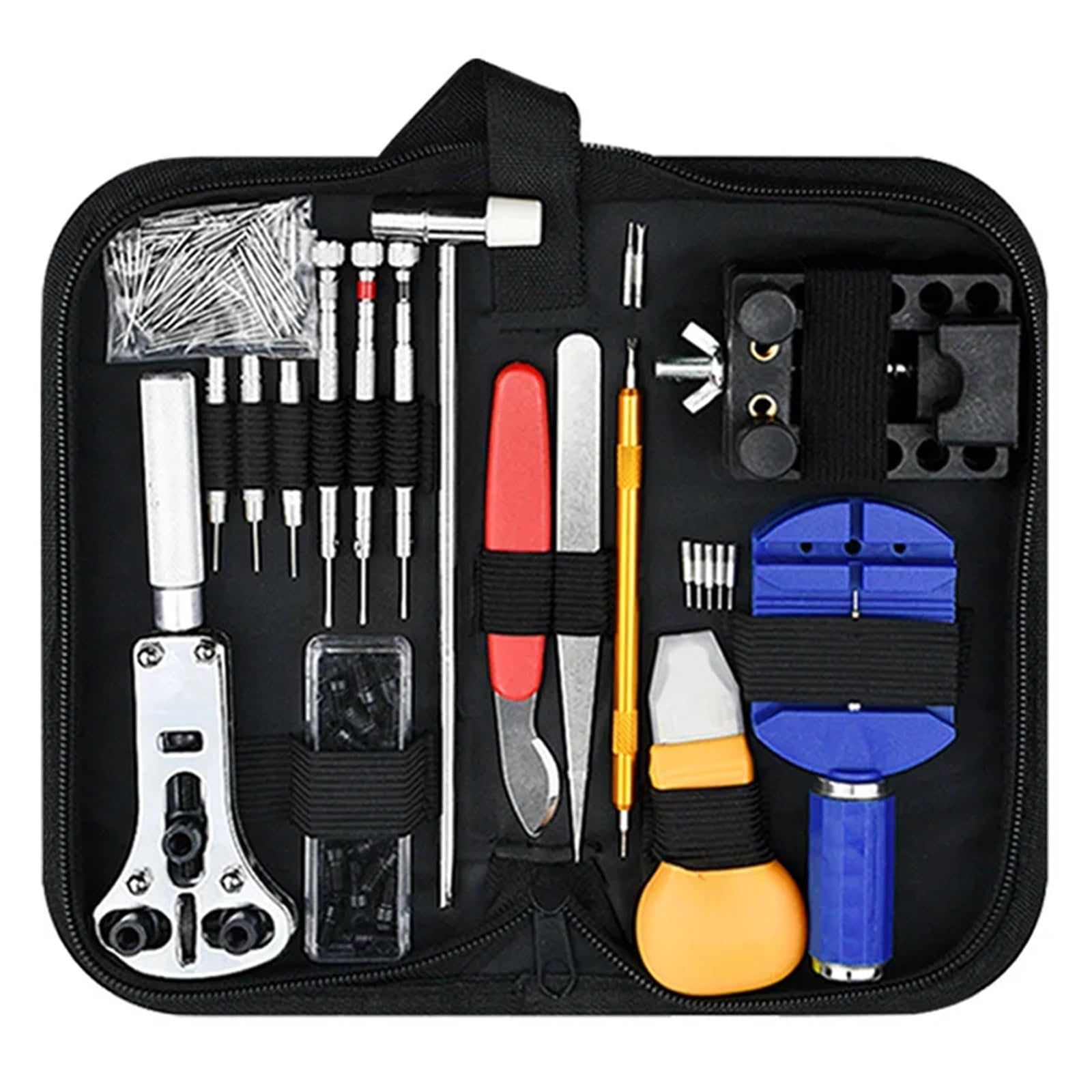 Uhrenreparatur-Sets Werkzeuge zur Uhrenreparatur Uhrenpflege Einstellen von Uhrenarmbändern Batteriewechsel 147 Teile Demontage und Montage
