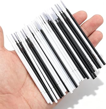 Micro Applicator Brushes for Makeup, 200pcs Disposable Mascara Wands, Micro Spoolies Brushes for Lashes, Eyelash Brushes for Eye Extension, Eyebrow, Makeup