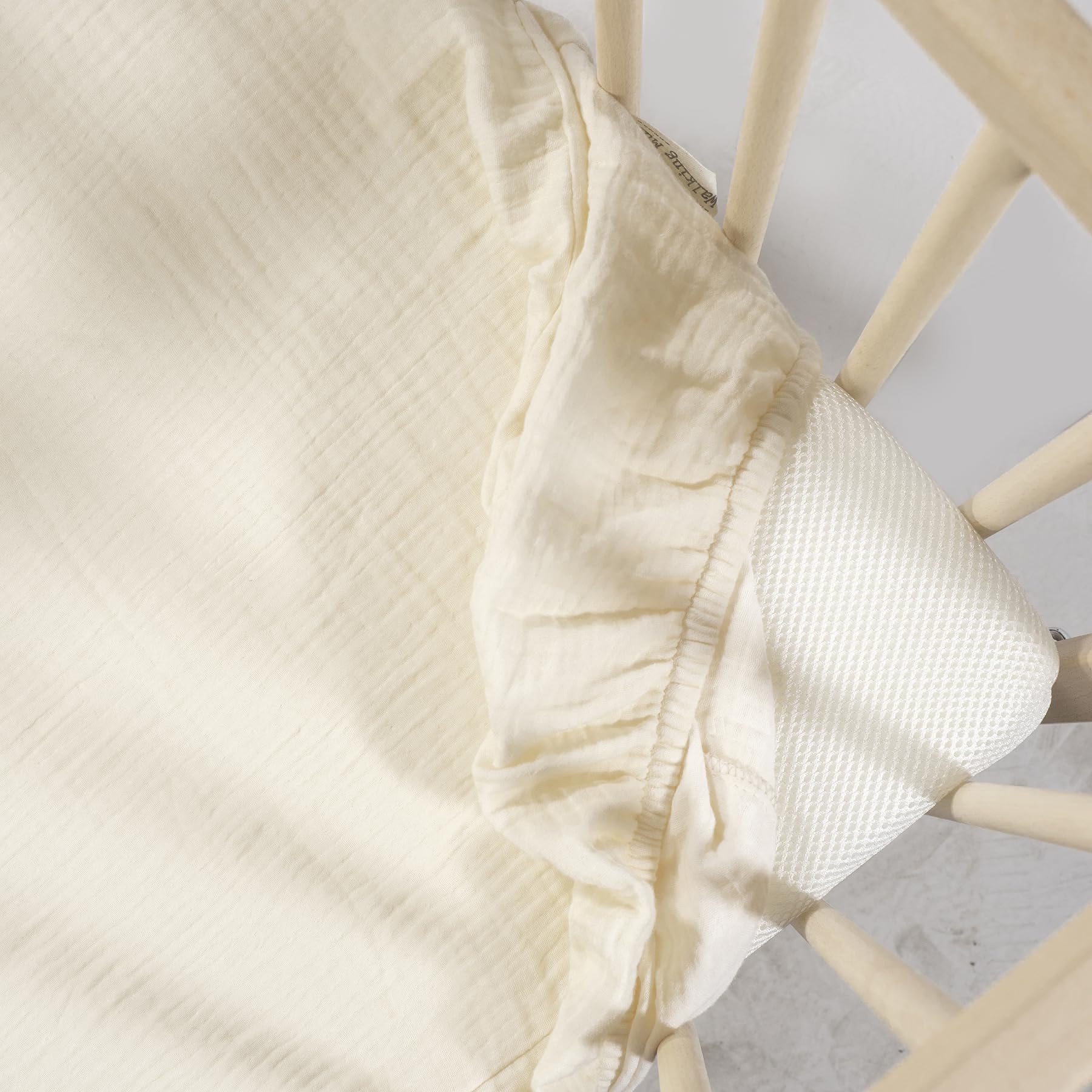 Edredón más sábana y almohada para cuna Gala de Walking Mum (MENTA)