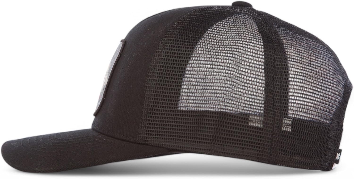Lucky Brand Trucker Hat | Snapback | Adjustable | Mesh Back | Retro | Baseball Cap | Golf | Fishing | American Heritage