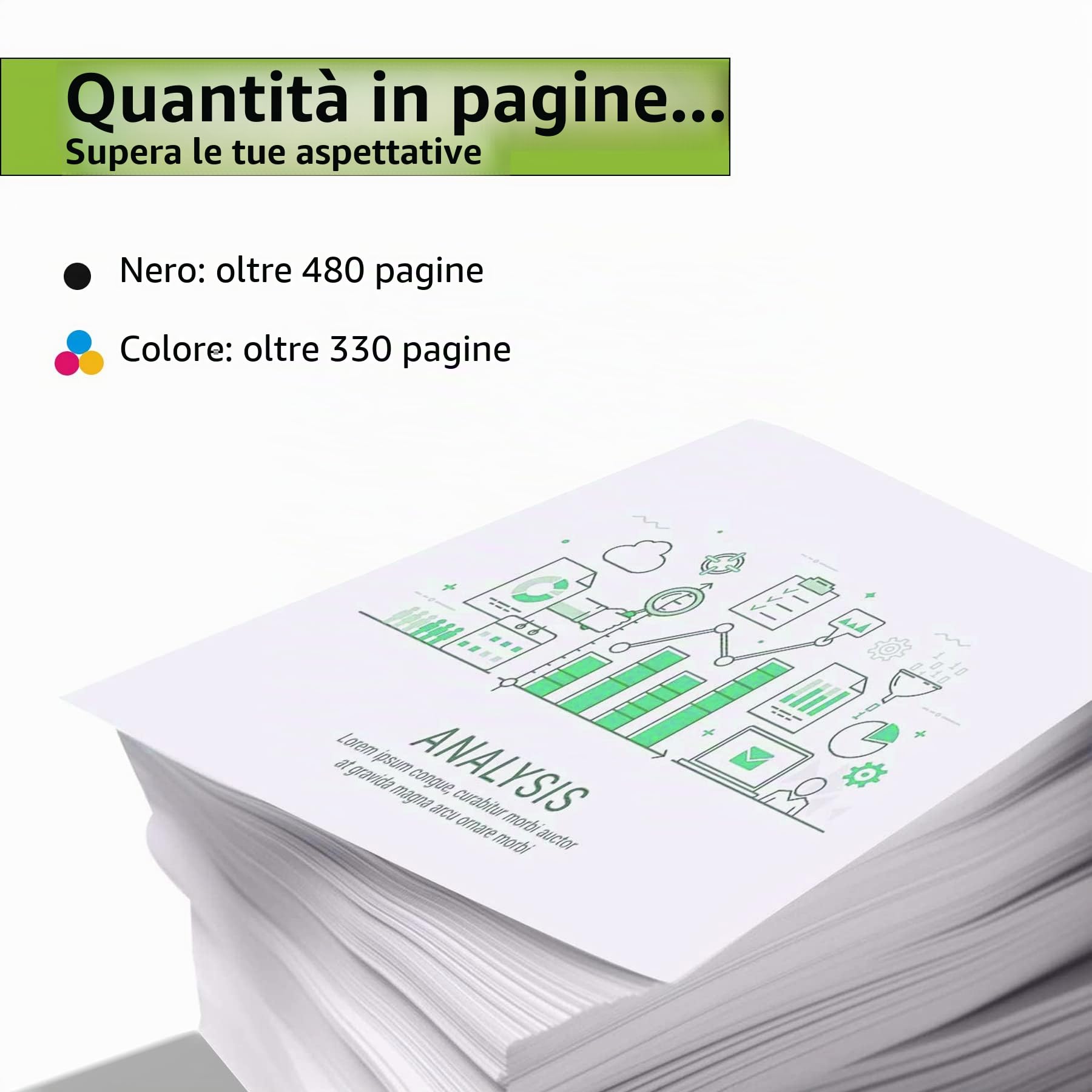 CMYBabee 302 XL 302XL Cartucce d'inchiostro Rigenerate per Cartucce HP 302 Nero e Colore per Envy 4520 4522 4527 DeskJet 1110 2130 3630 3632 3634 3636 Officejet 3830 3833 3834 4650 4657 5220 5230 5232