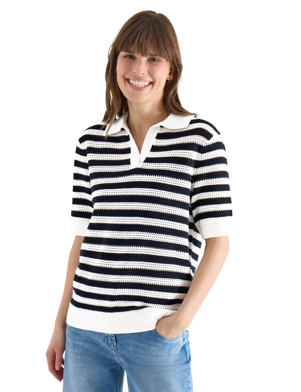 Cecil 3017675 Polo a Righe Donna (Pacco da 1)