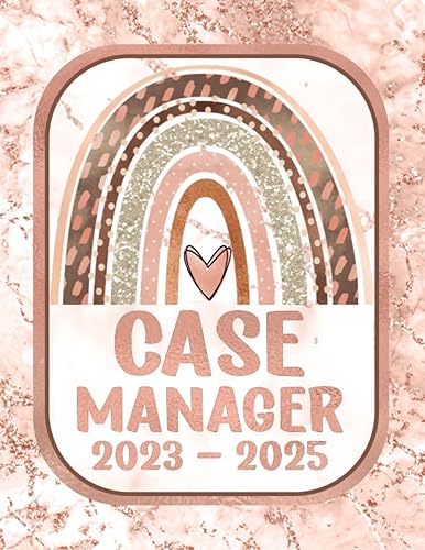 Case Manager Monthly Planner 2023-2025 Gift of Appreciation  Thank You for Co-Workers, Clients, Family or Friends