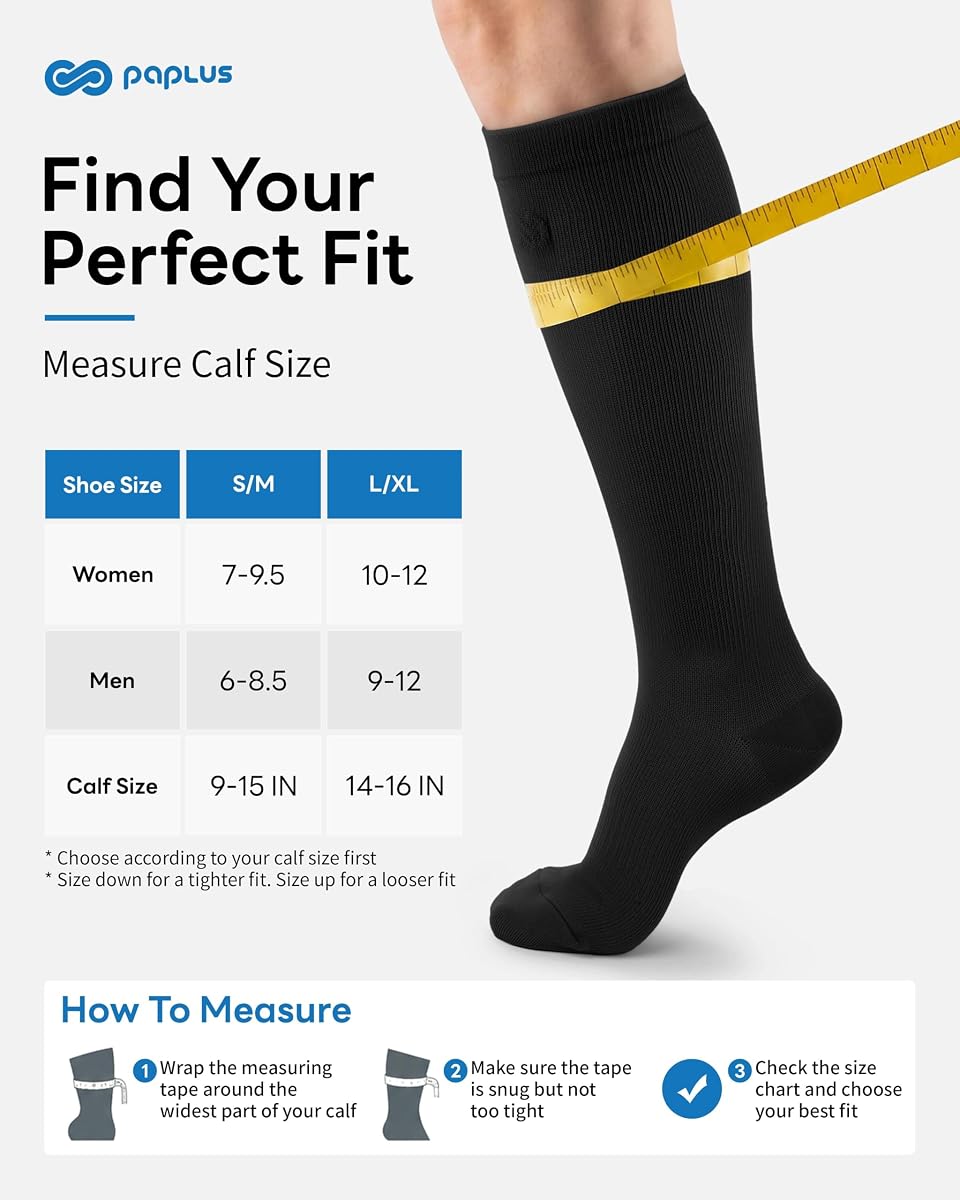 Zujunli 4 Pairs Compression Socks view 2