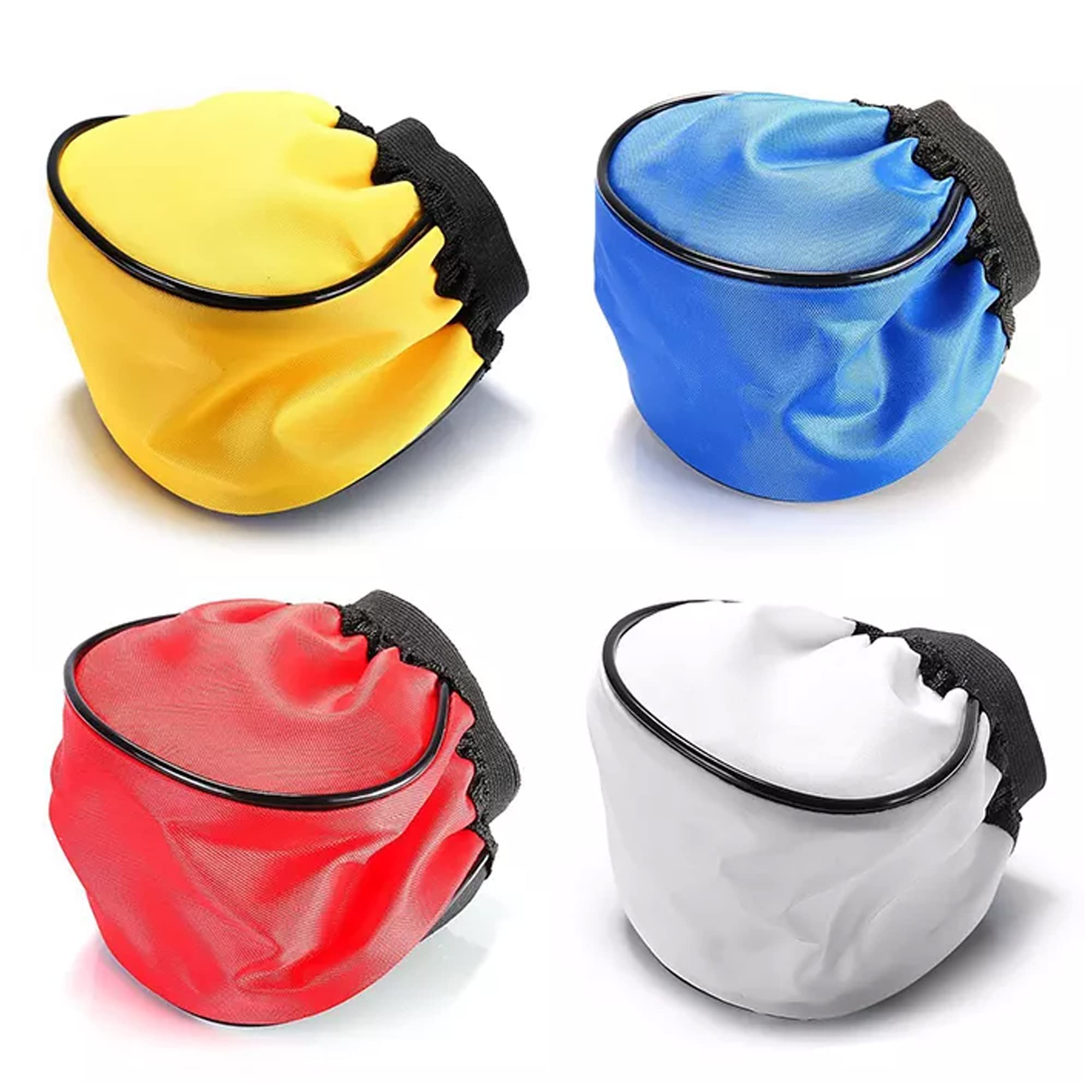 EYUVAA LABEL Camera Diffuser Cap 4 Color Set Cloth Universal Soft Mini Bounce Diffuser Cap for on/Off-Camera Flash Gun Speedlite for All Camera Flash Diffuser Reflector-picture-30