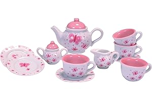 Schylling Butterfly Porcelain Tea Set: A Flight of Fancy for Your Precious Tea Parties
