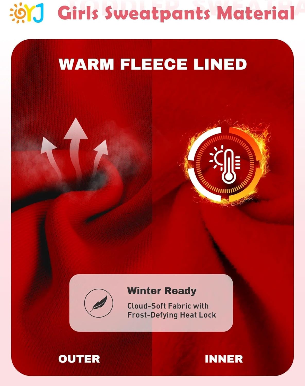 Boys Sweatpants Fleece Joggers for Boys Sweat Pants with Pockets Athletic Winter Track Pant for Toddler Kid Teen 3 Pack - Image 3