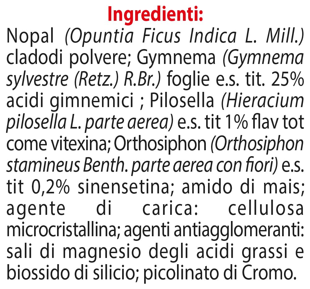 ESI - Kalory Emergency Diur, Integratore Alimentare Con Nopal E Pilosella, Favorisce Il Drenaggio Dei Liquidi E Contrasta L'Assorbimento Di Grassi E Carboidrati, Senza Glutine, 24 Ovalette