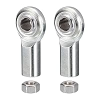 Vista 1 de CF6 Cojinete de Extremo de Varilla Articulaciones Heim, 3/8 x 3/8-24 Rosca Hembra Mano Derecha Articulación Heim con Contratuercas 2 piezas