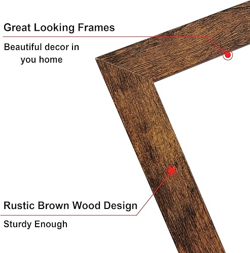 Miniatura 5 de SESEAT Marcos de 11 x 14 pulgadas, para exhibir imágenes de 8 x 10 pulgadas con paspartú o impresiones de 11 x 14 pulgadas sin paspartú, montaje en