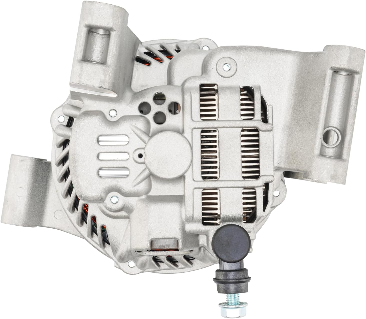 KAX Alternator Fit for Mazda 3 2004-2006, Mazda 3 2007-2009 2.0L, Mazda 3 2007-2009 2.3L, Mazda 5 2006-2007 High Amp Alternators for 11008N 12V 90Amp CW S6 6-Groove Pulley