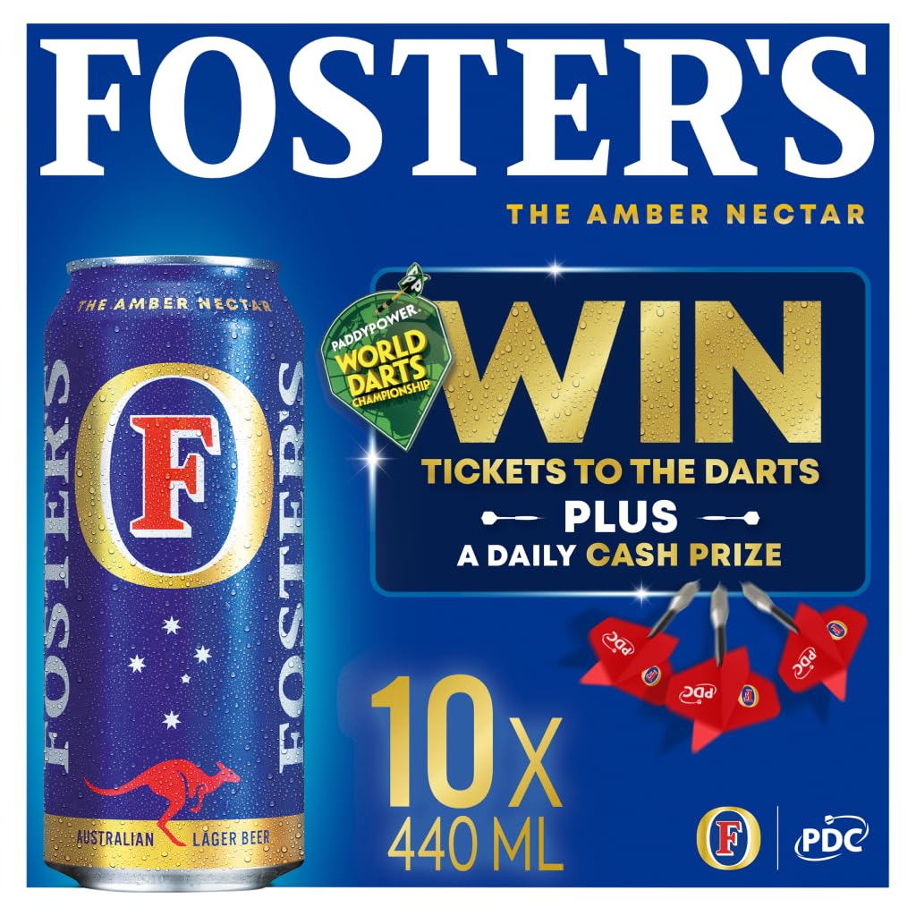 Foster's Quality Lager Beer 10 x 440ml