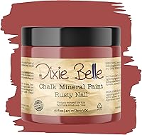 Vista 325 de Dixie Belle Paint Company - Pintura con acabado de tiza para muebles, color blanco lino (Drop Cloth), 8 fl oz, pintura mineral color blanco lino mate