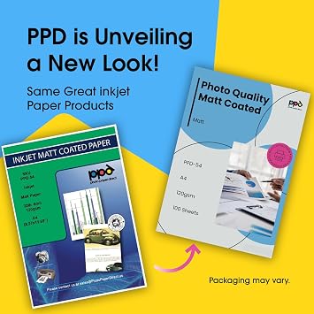 PPD A4 Inkjet 120 G Matt Coated -100 Sheet