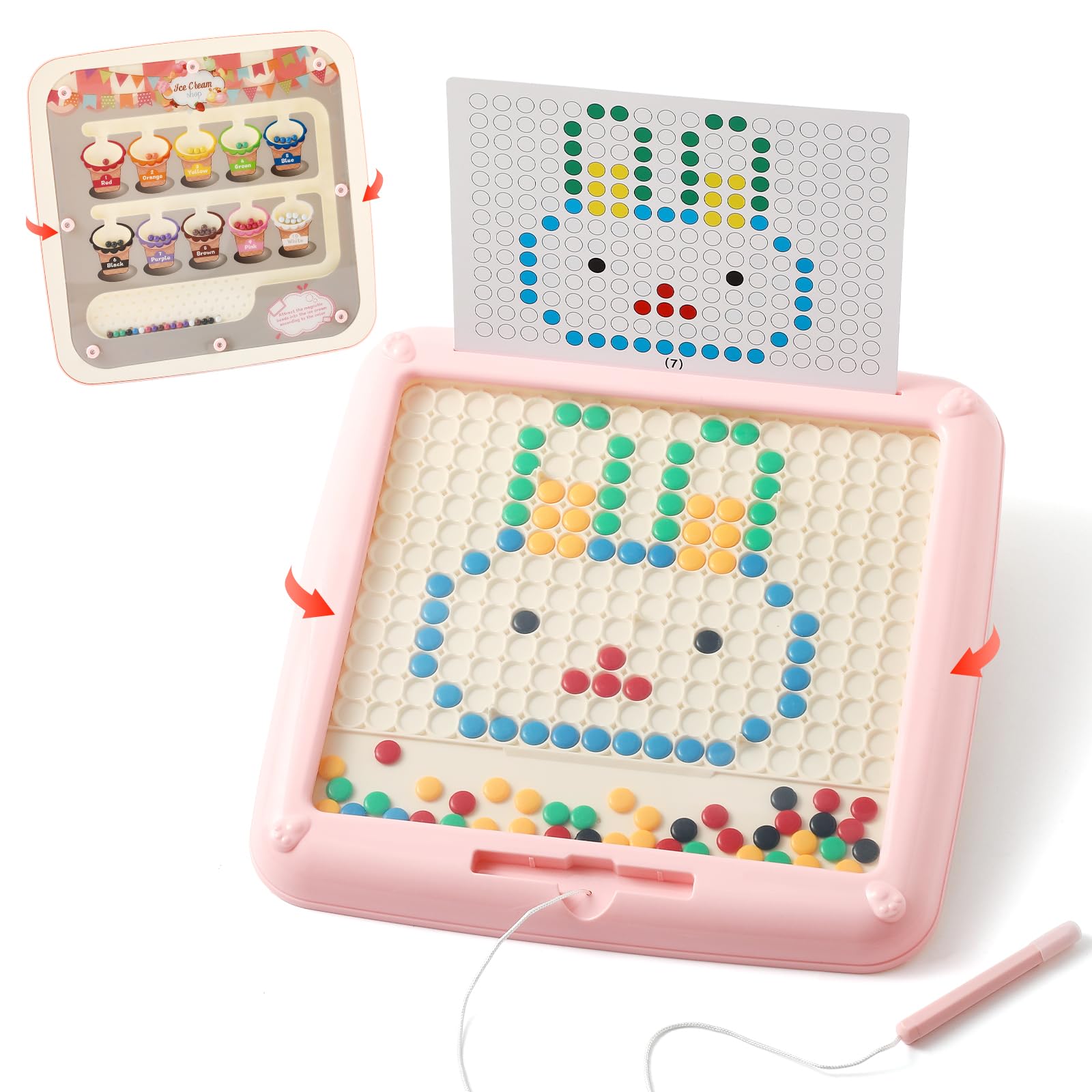 Amazon | Wooden Teether 2 in 1 知育玩具 モンテッソーリ 玩具
