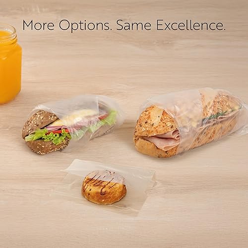 Miniatura 5 de Restaurantware -RW Base - Hojas de plástico para delicatessen de 10.75 x 10 pulgadas, 10000 envolturas de plástico de carnicero entrelazadas,