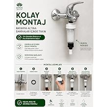 Lotus Water Siliphos Du  Filtresi, Kire   nleyici Filtre, Batarya Alt  Kire  Koruma Mod l , Banyo Du  Sistemi i in Kolay Montajl  Su Filtresi