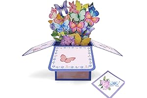 3D Butterfly Card Pop Up Thank You Card