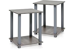Furinno Simplistic Set of 2 End Tables: Completing Your Living Room Decor