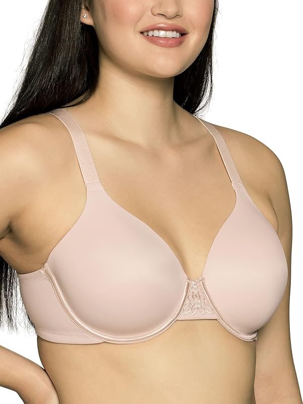 Sutiã feminino Vanity Fair Beauty Back com aro, tecido com elasticidade em 4 direções e bojos levemente forrados