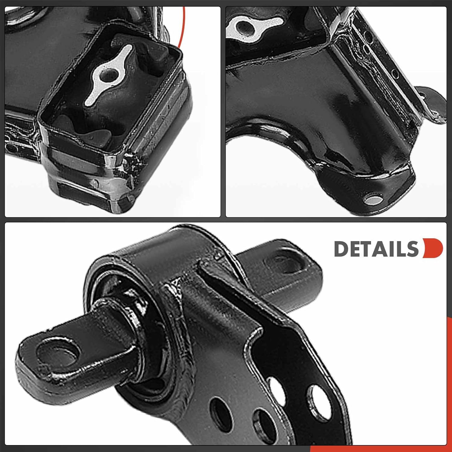 A-Premium Engine Motor Mount and Transmission Mount Kit Compatible with Jeep Grand Cherokee 2005-2010, Commander 2006-2010, 3.7L, 3-PC Set, Replace# 52090296AF, 52090296AE